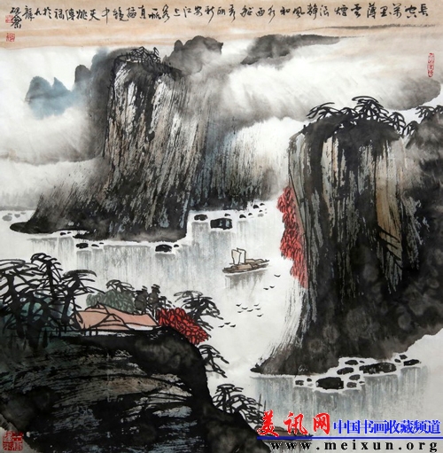 烟锁奇峰68X68CM（姚传禄2011年作）.jpg