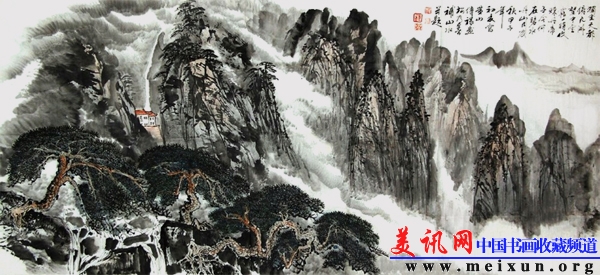 黄山松云138X68CM(1984年与童乃寿先生合作).jpg