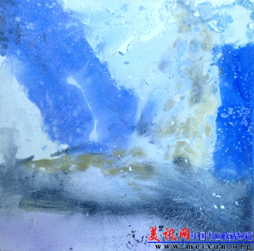 40X40cm ..雪山印象 (创作于2013).JPG