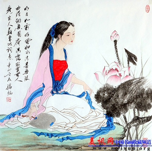 孙敏(铭)国 画选.清水芙蓉(66x66cm).jpg