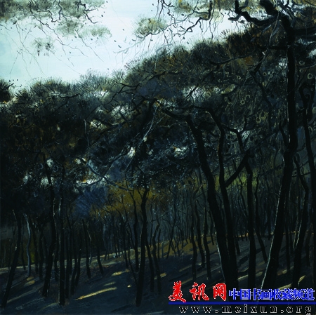 《化象成境——松之三》B 200x600cm 2013年 李江峰.jpg