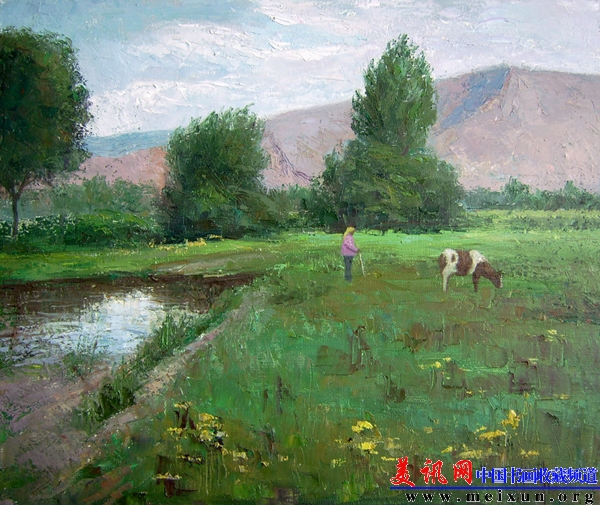 《夏日》布面油画 46cm×54cm 2008年作.jpg