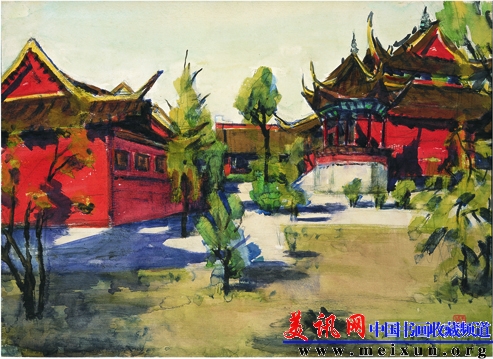 曹操点将台 39cm×55cm 1983年.jpg