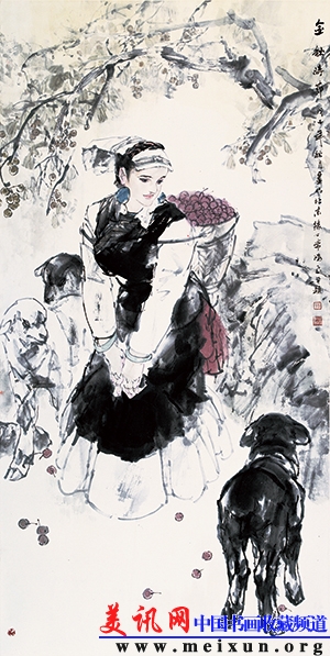 张鸿飞金秋时节136x68cm 2008.JPG