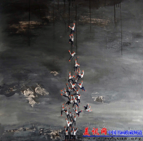 《天梯》系列六100X100CM 2012年2.jpg