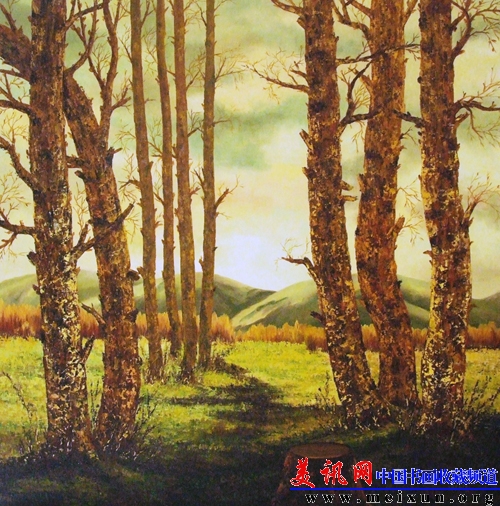 王会丽《梦系列》  （100cmx100cm)2009年 布面油画.jpg