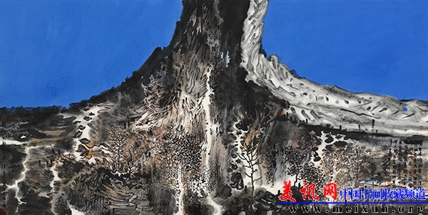 龙江大气，夫余泛美-136cm×34cm-纸本设色-2013年.JPG