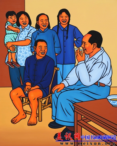 毛泽东1959年在韶山  布面油画  150x120cm  2012年.jpg