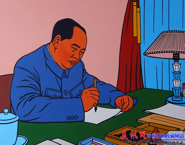 毛泽东1961年在杭州  布面油画  120x150cm  2009年.jpg