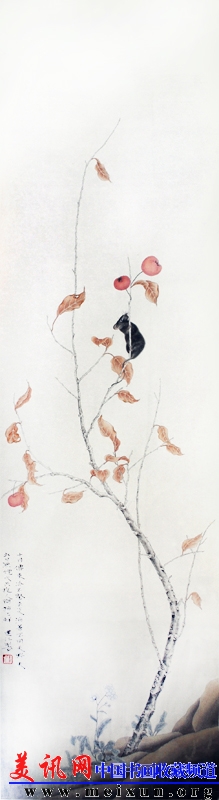 《独占枝头》175x47 纸质  2012年.jpg