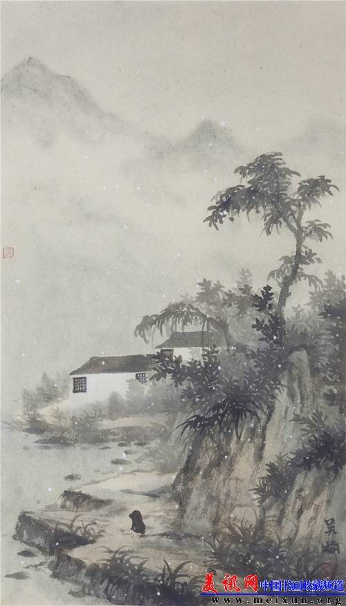 Daydream Obsession Scene 02 70×40cm 纸上水墨设色 2014.jpg