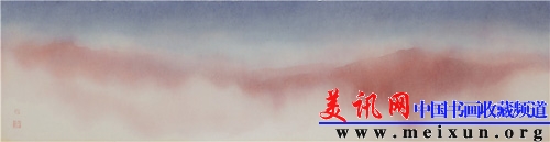 The Red Mountain #6 36×143cm Ink and Color on Paper 2014.jpg