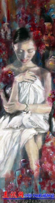 温暖 六尺条幅.jpg