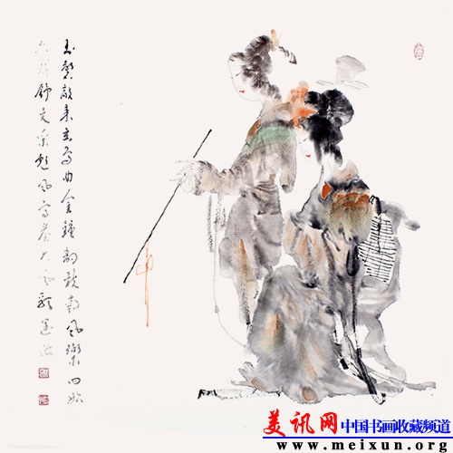13玉磬敲来玄鸟曲69x69CM.JPG