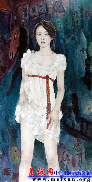 锦瑟年华 2014年夏 136×68cm.JPG