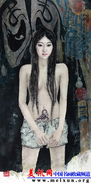 如戏 2014年夏 136cm×68cm.jpg