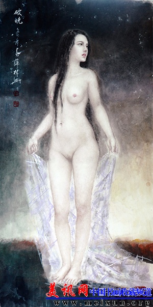 破晓 2014年春 136cm×68cm.JPG
