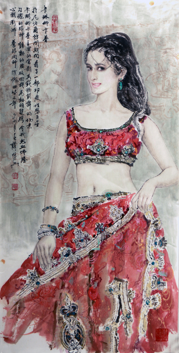 卡琳娜卡普 2014年 136cm×68cm.jpg