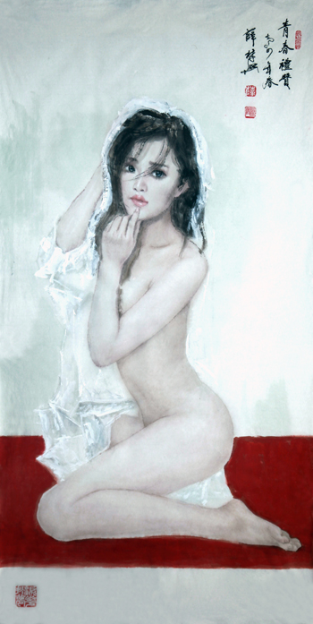 青春礼赞 2014年春 136cm×68cm.jpg