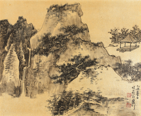 谢稚柳 《江山粹美册》 之八 纸本设色 册页29×36cm.jpg