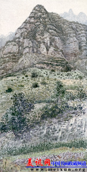 《太行厚土》  2010年  136X68cm.jpg