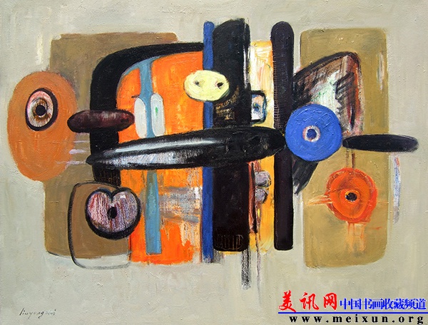 NO.558.困不住的力量（2013.12.） 62×81CM 布上油彩  2013年.JPG