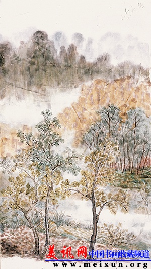 李翔  《春风日暖草木知》  180cmX97cm  纸本设色 2013年.JPG