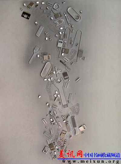 金属音符(综合材料)120x90 2002年.JPG