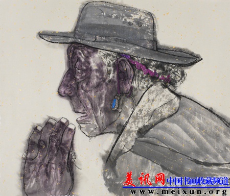 02 袁武 《大昭寺的清晨 》67.5cmx79cm.jpg