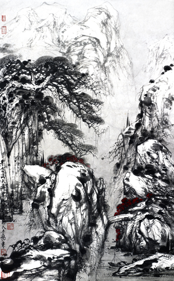 大土三阳  素雪满天舞东风 2014年.jpg