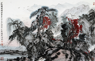 大土三阳  山花烂漫锦绕春 2013年.jpg