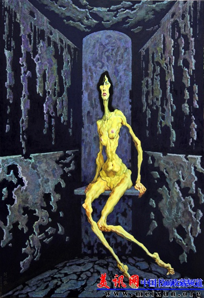 《祭》油画  150cmX100cm.jpg