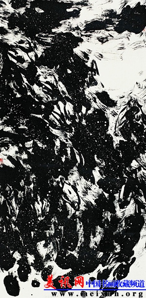 4、《万马蹄飞如雪来》 240x120cm 2007年.jpg