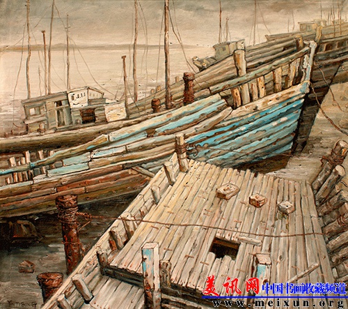复件_尹吉冰油画--渔船___2012年___60x62.jpg