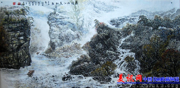 鹿鸣丹江美如画137cmx70cm.jpg