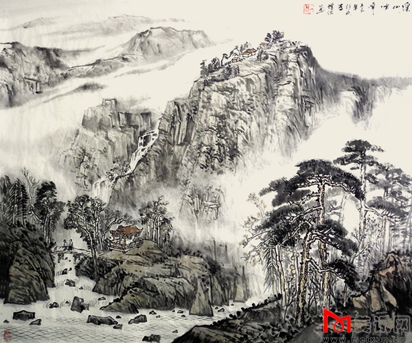 溪山烟嶂 97x97cm.jpg