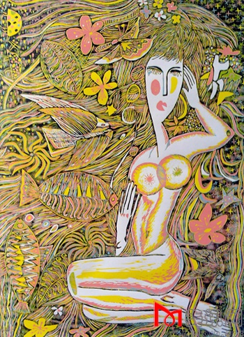 套色木刻 听秋 54cmx74.jpg