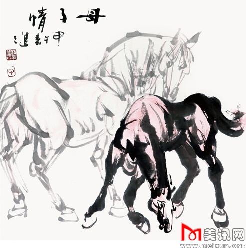 母子情           68x68cm.jpg