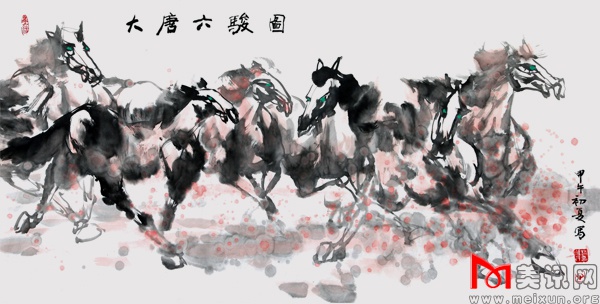 大唐六骏图 68x132cm.jpg