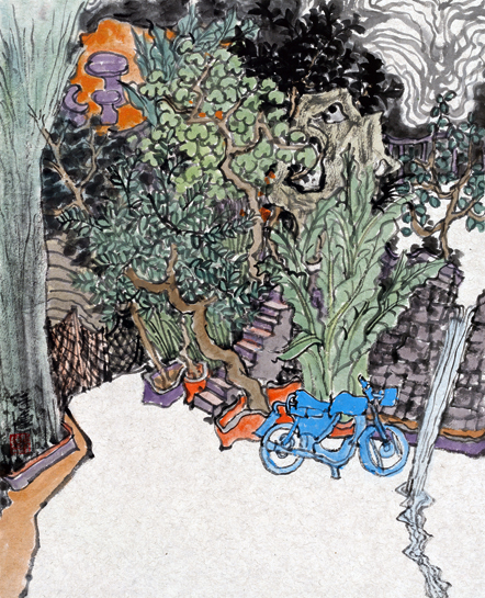 游之六 49X60cm  纸本水墨  2014年-.jpg