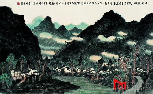 崔晓东作品 《巴山夜雨》 2014年.jpg