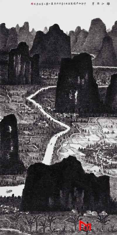 崔晓东作品 《漓江两岸》 2012年.jpg