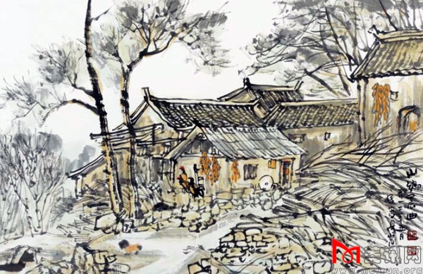 山乡晨曲 68x44cm.jpg