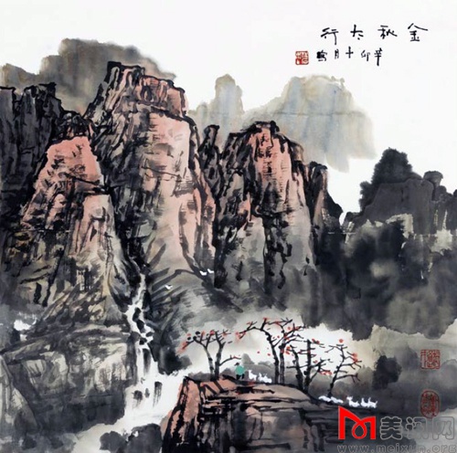 金秋太行 68x68cm.jpg