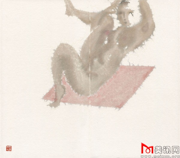 2011年 20cmX20cm 水墨纸本 雾里看花系列6.jpg