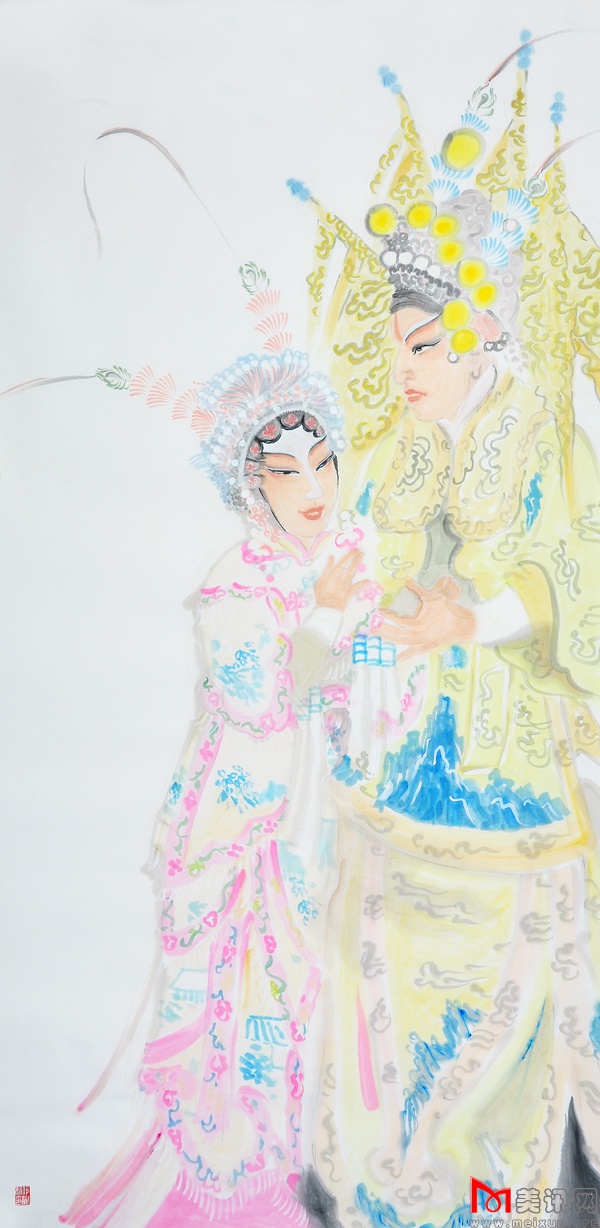 2012年，四尺，水墨纸本 吓煞人儿.JPG