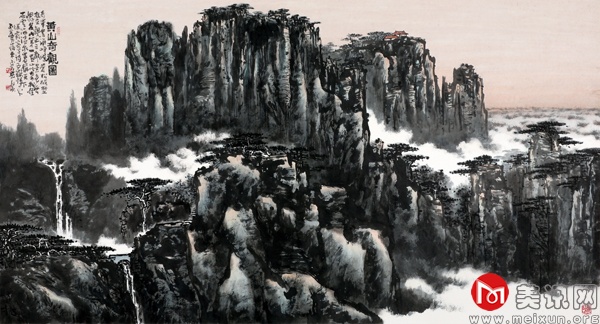 黄山奇观图97x180cm.jpg