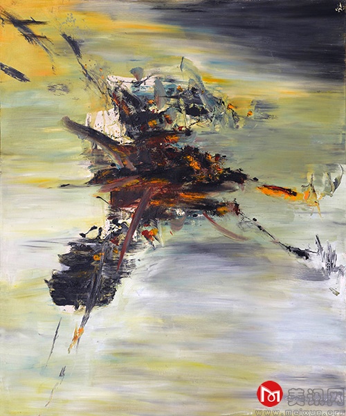 空间的探索 100X120cm 2009年 油画.JPG
