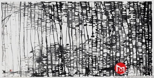 易系列 220X492cm 2013年 水墨画.jpg