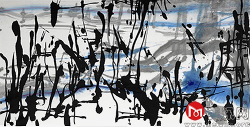 记忆 68X132cm 2014年 水墨画.jpg